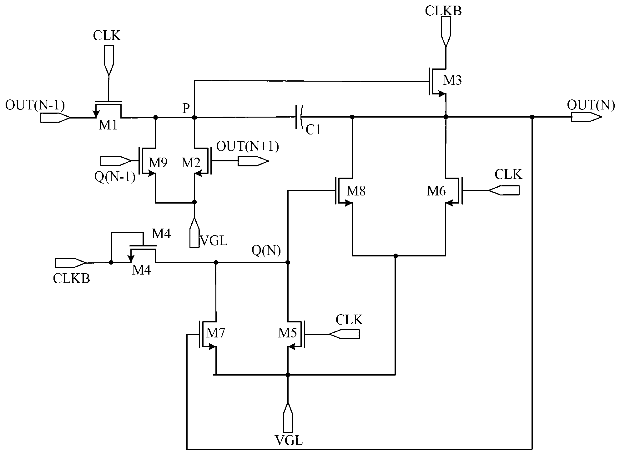 Shifting register and thin film transistor liquid crystal display