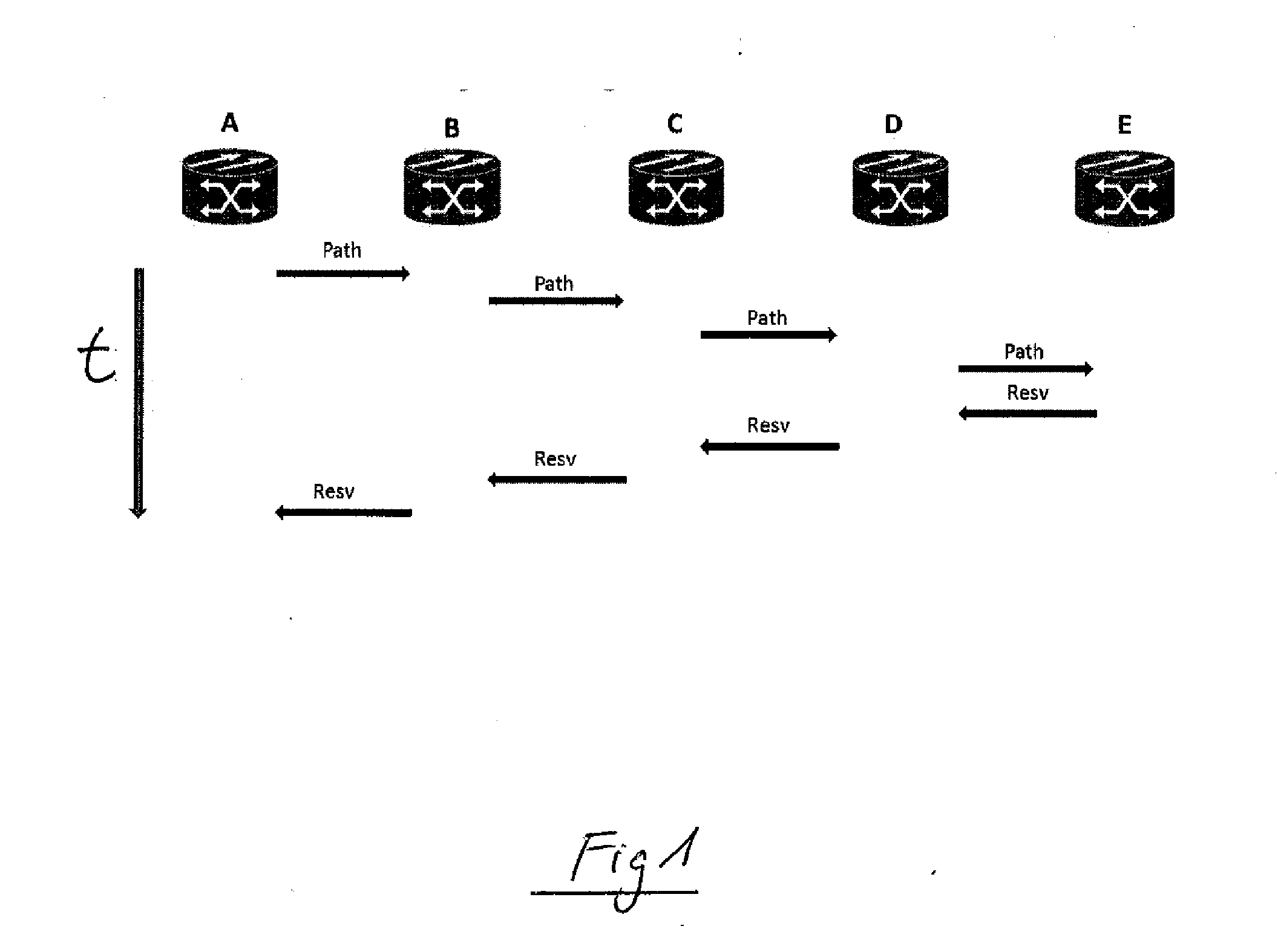 Method for managing services in a generalized-multi-protocol label switching, gmpls, controlled network