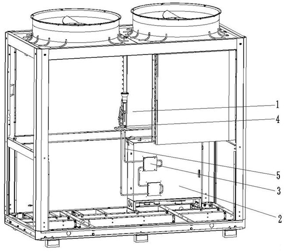 Disclosed are air conditioner electric cabinet heat dissipation structure and air conditioner