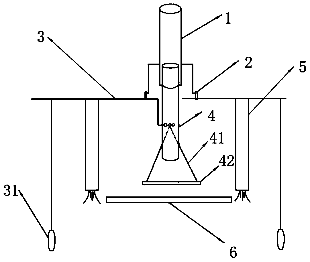 Sizing cutting device for thick plate continuous casting machine and method for improving sizing accuracy