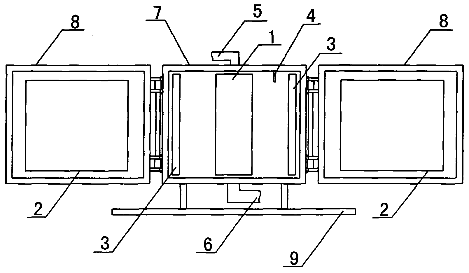Apparatus integrating surface vacuum spraying of workpiece, paint solidifying and waste paint and solvent recycling, and process thereof