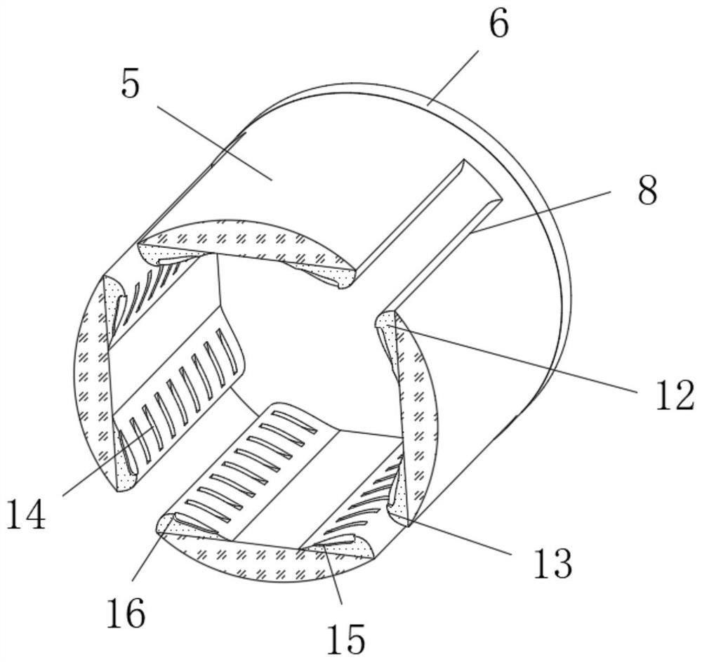 Wastewater treatment device for numerical control system equipment