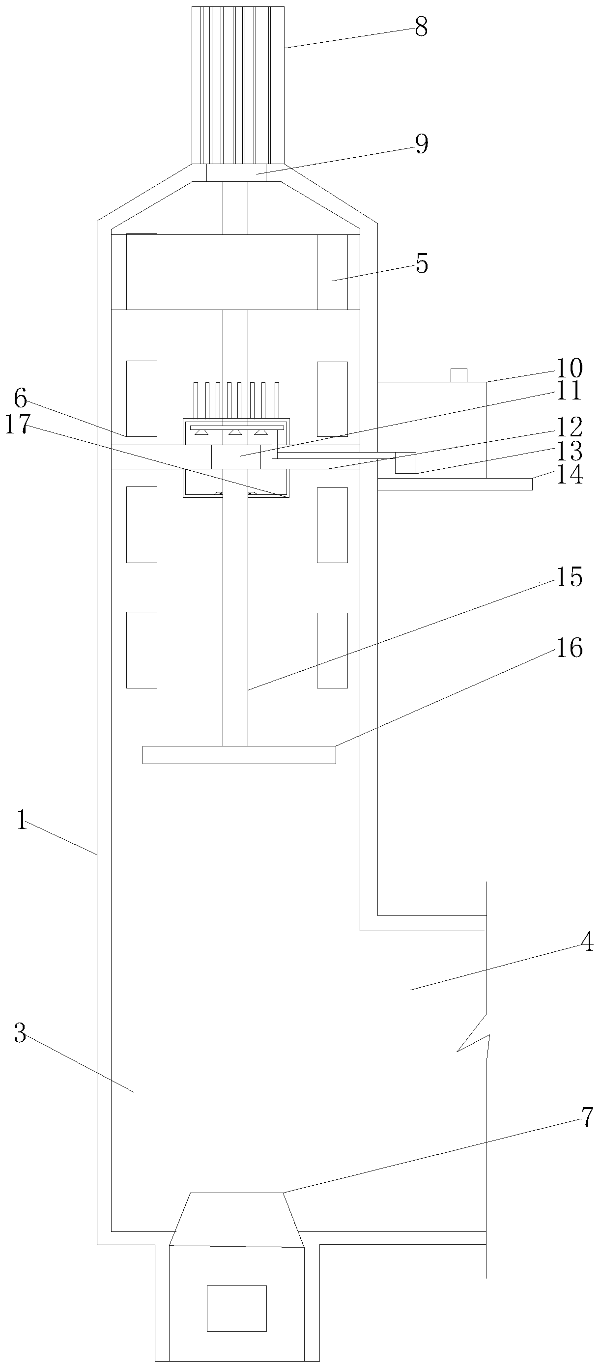 Cyclone airflow field combustion chamber