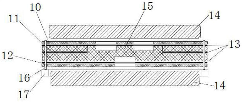 A stacked three-dimensional package component structure and fabrication method