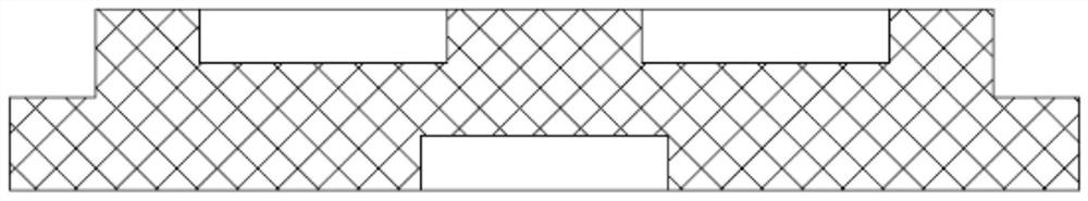 A stacked three-dimensional package component structure and fabrication method