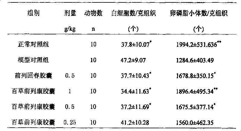 Traditional Chinese medicine for treating acute and chronic prostate disease and preparation technology thereof