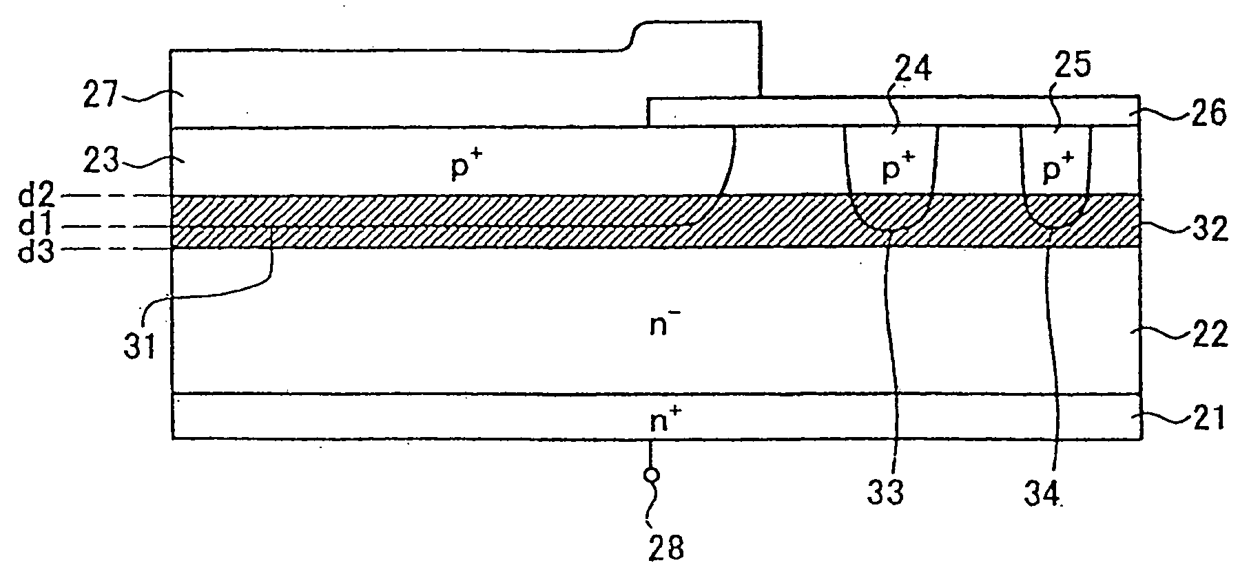 Semiconductor device with a short-lifetime region and manufacturing method thereof