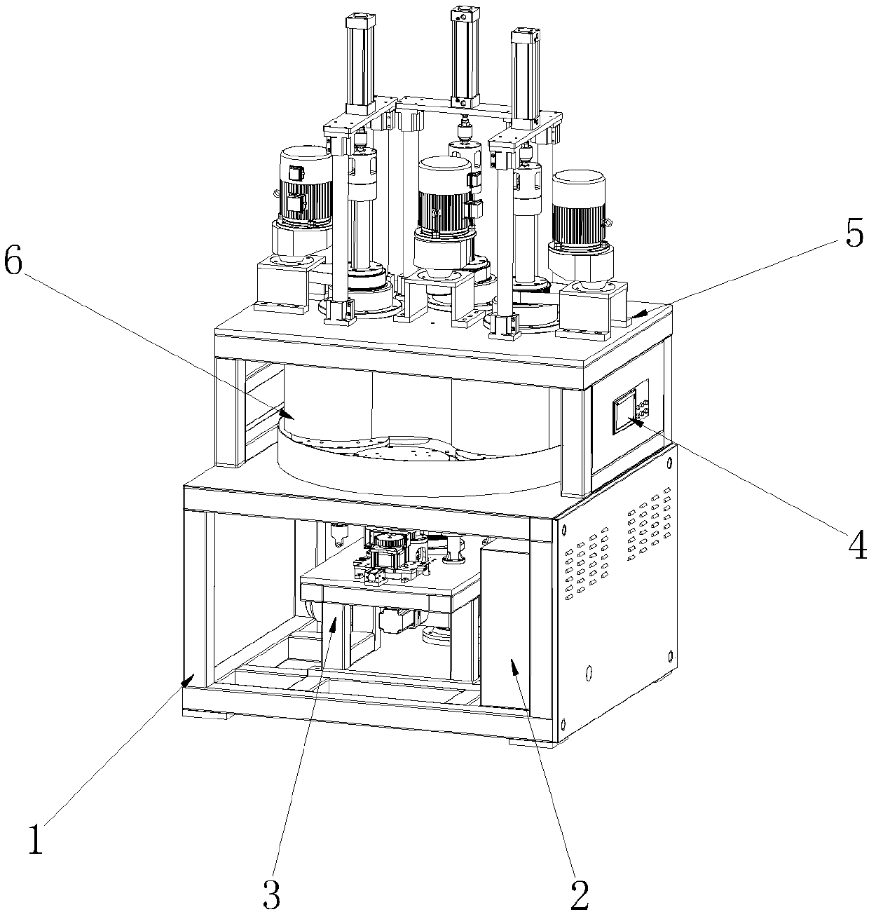 Automatic disc type grinding disc equipment