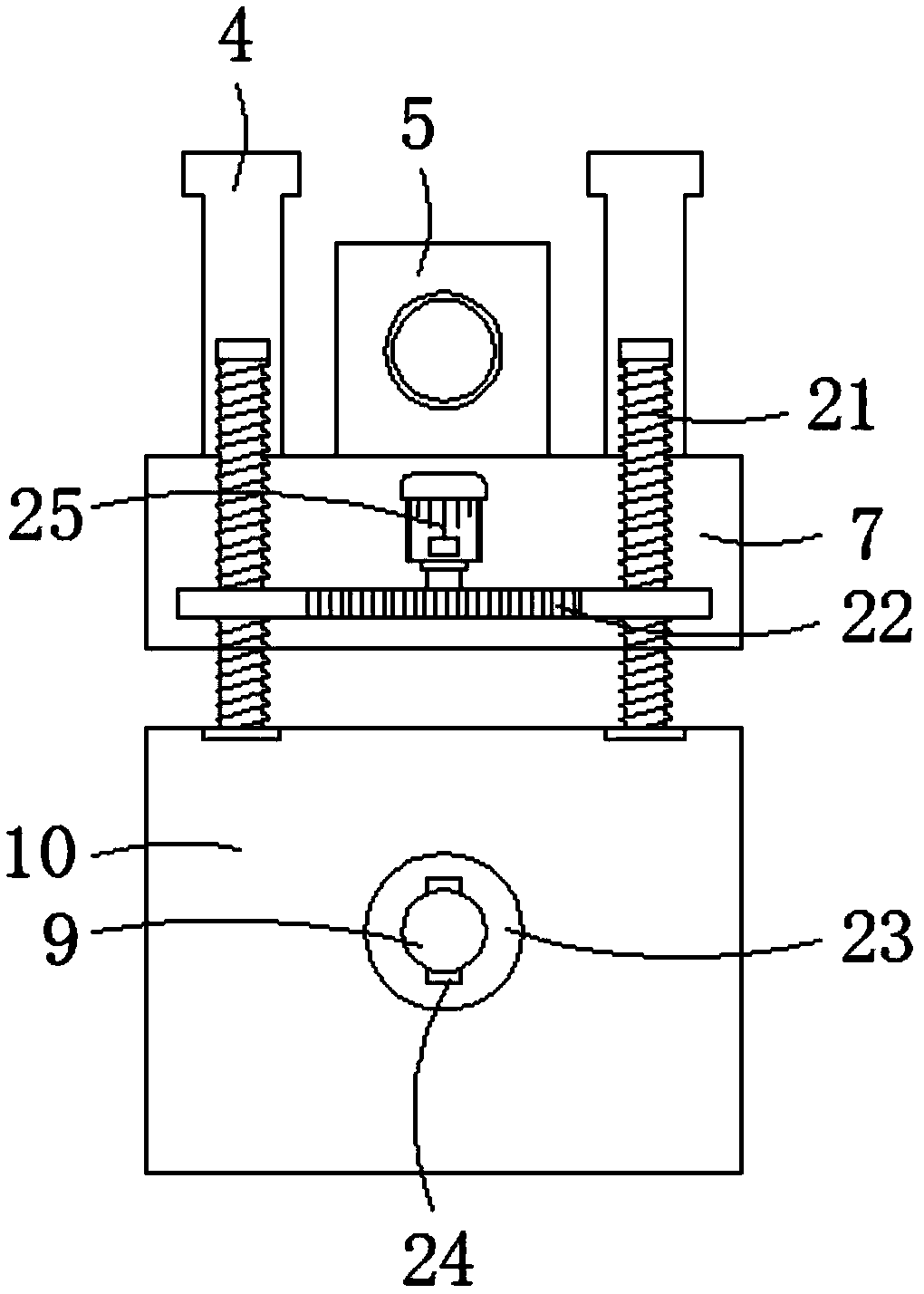Automatic cloth feeding machine of clothing machinery