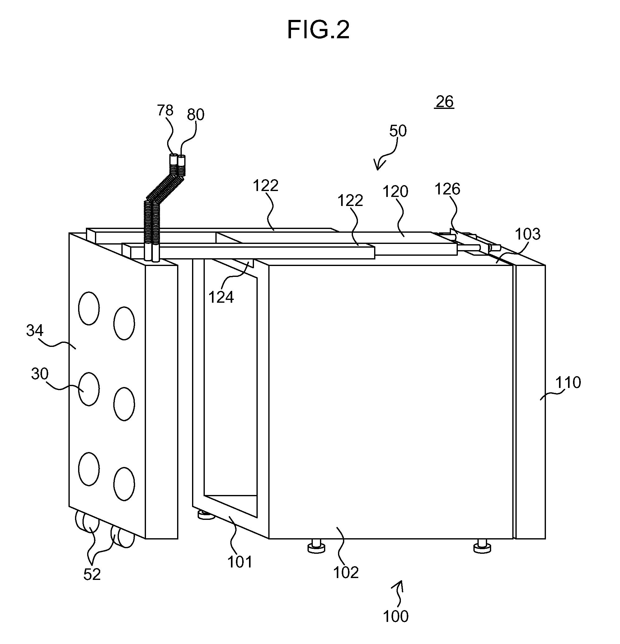 Cooling system for electronic apparatus