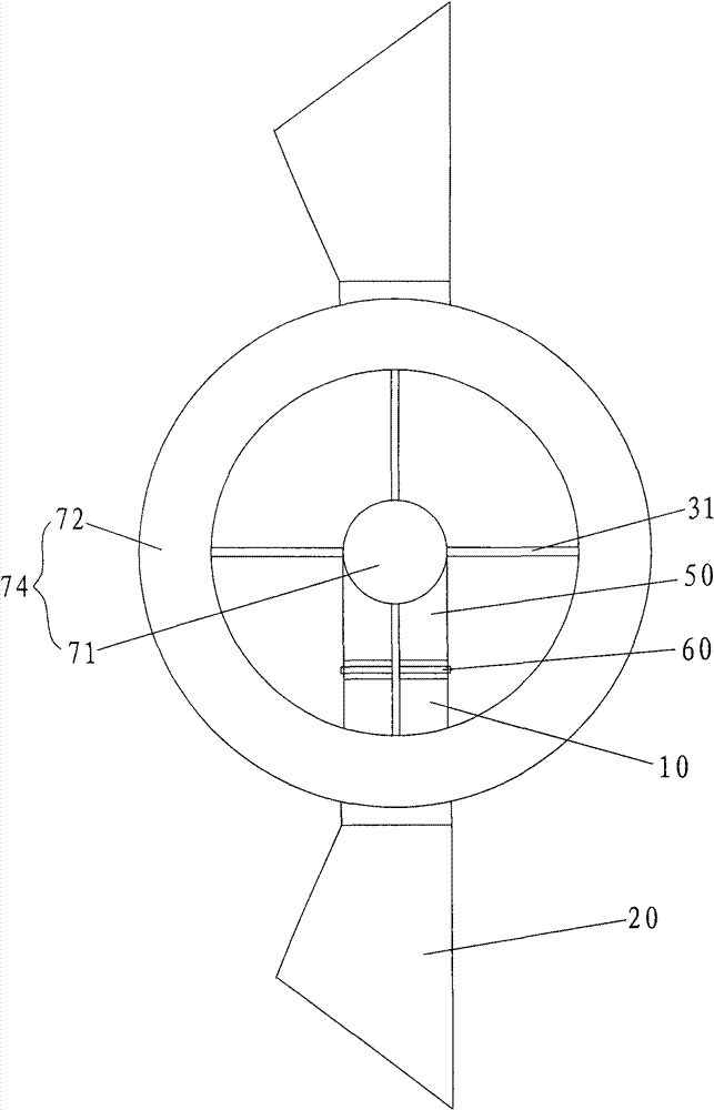 Annular wind power permanent magnetic direct-driven generator