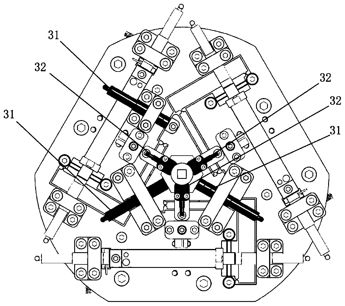 Space nanometer positioning and detection device and method for assessing microscopic visual measurement performance