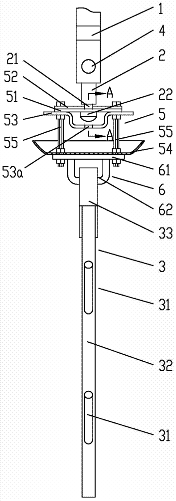 Hanging tool for hung conveying spraying line