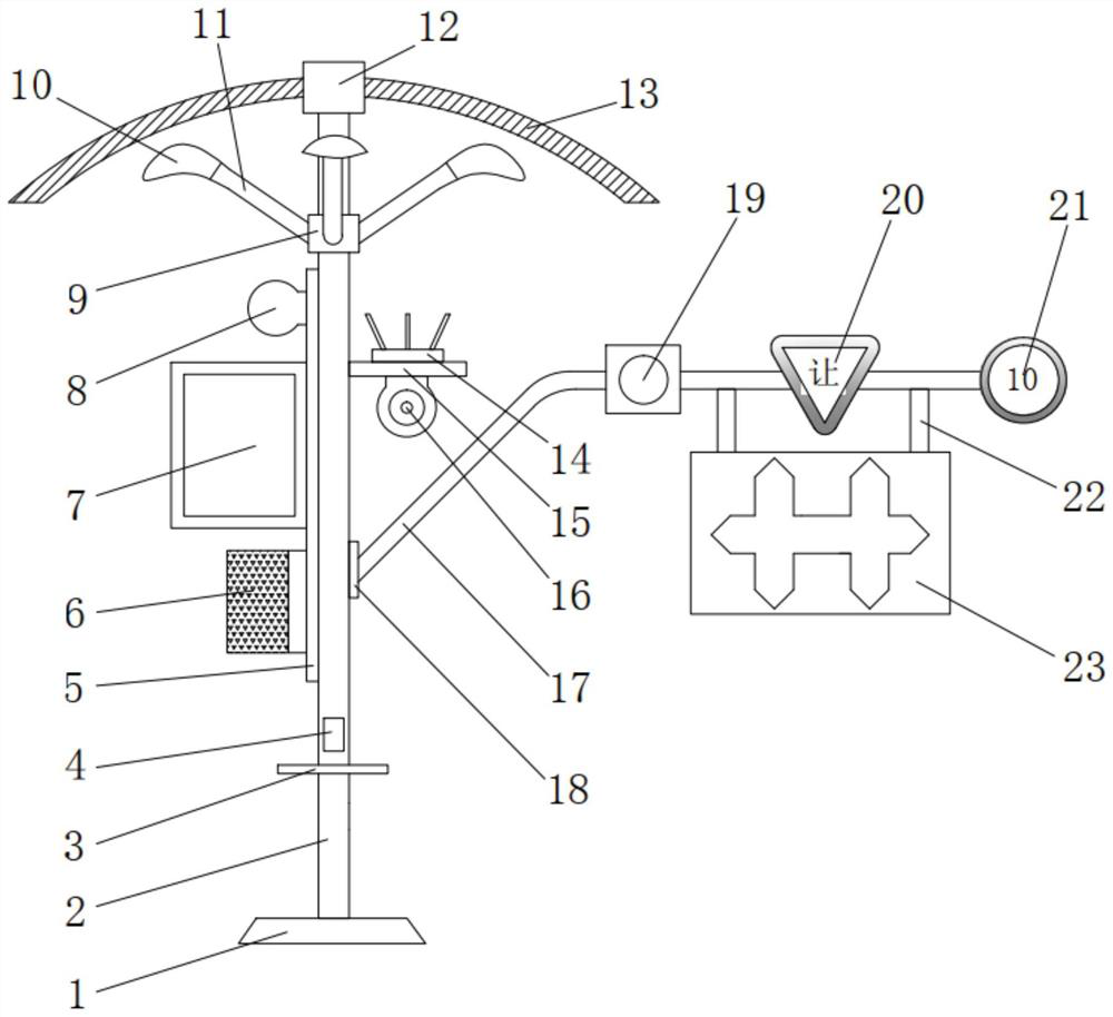 Multifunctional DIY lamp post