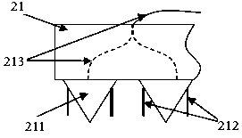 High-efficiency stone crushing paving device