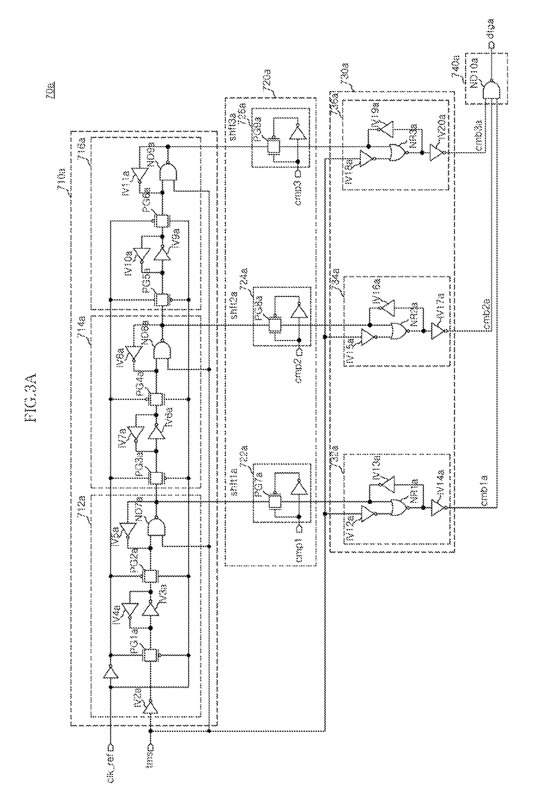 Clock test apparatus and method for semiconductor integrated circuit