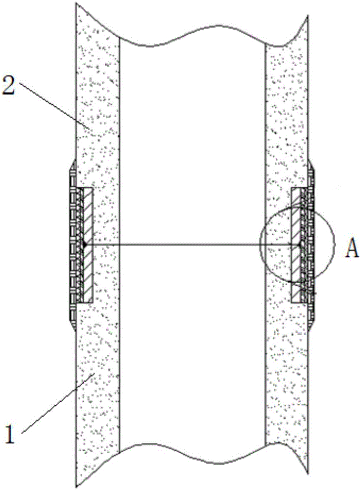 Butt joint type concrete pole with wire storage function
