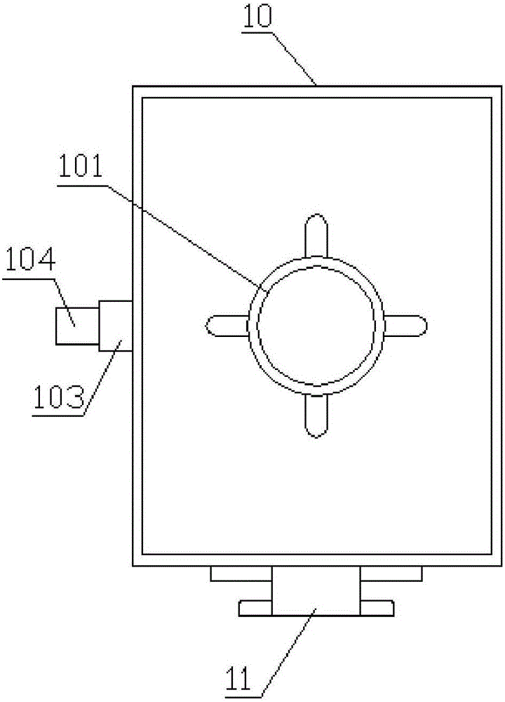 Butt joint type concrete pole with wire storage function