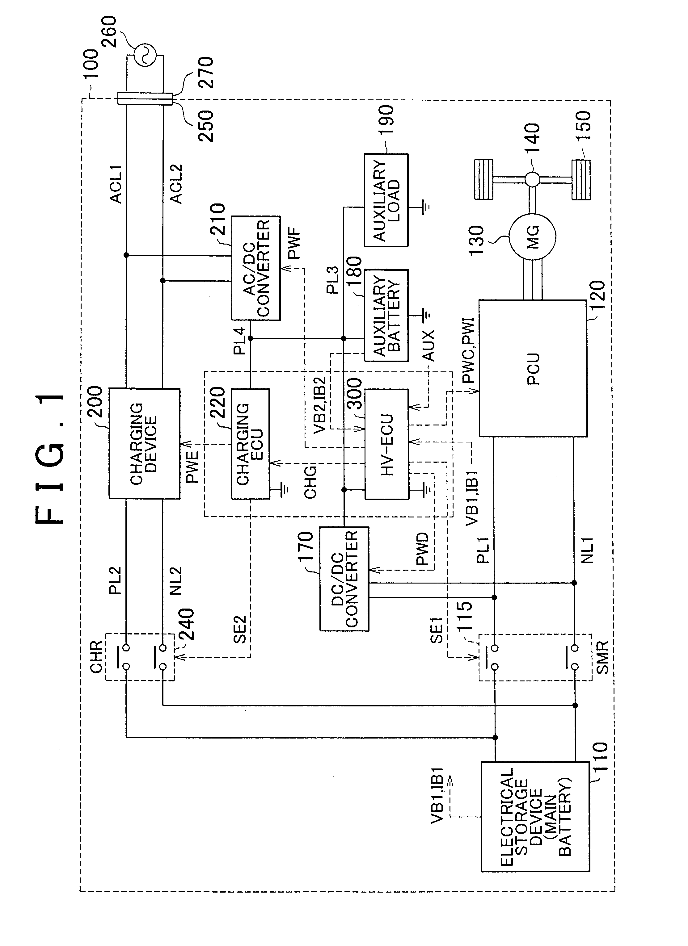 Power supply system and vehicle equipped with power supply system