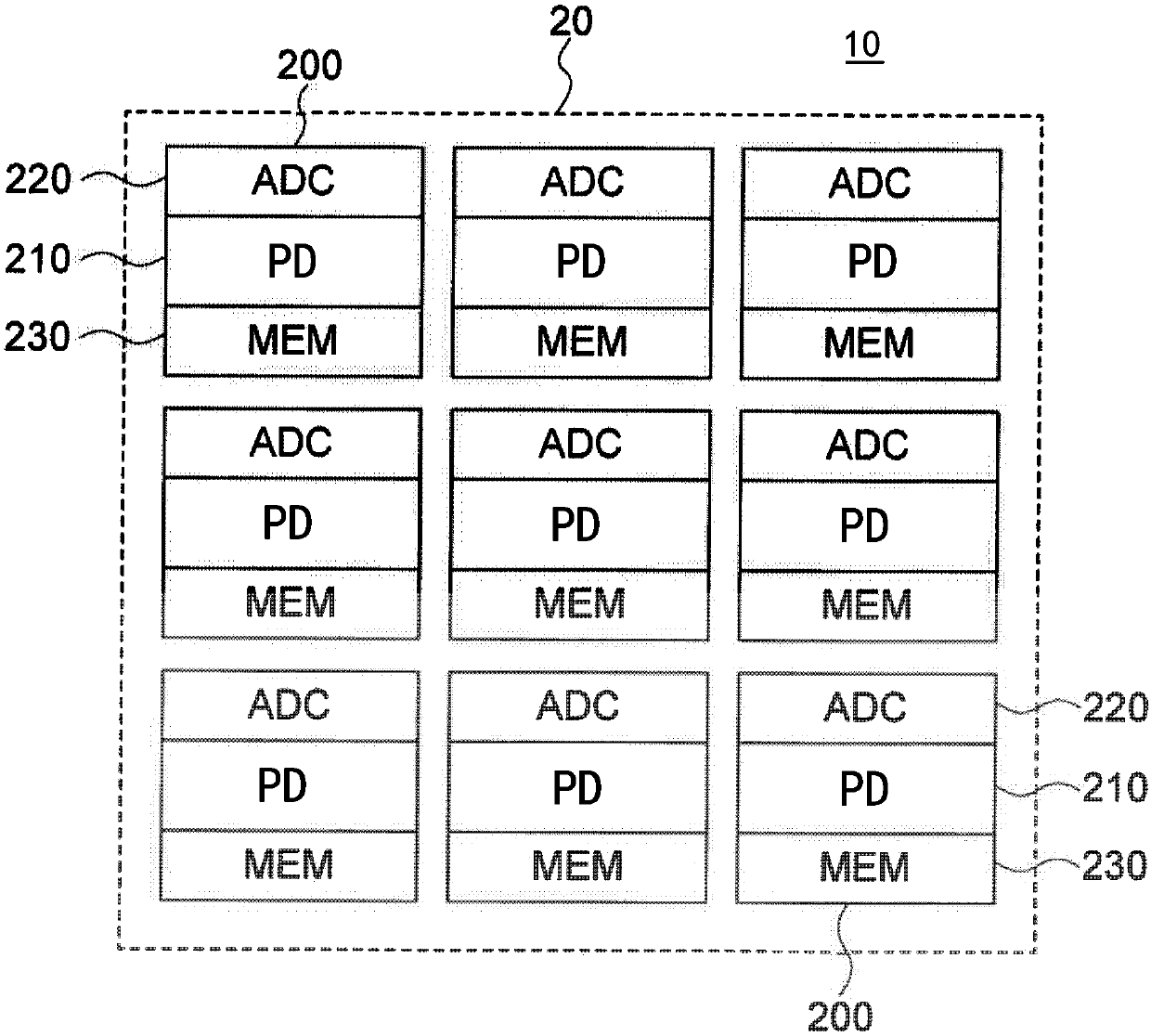 Solid-state imaging device, method for driving solid-state imaging device, and electronic apparatus