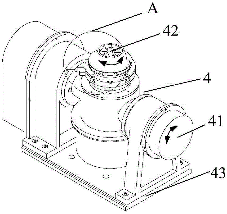 Complex hook face part electrosparking and detecting device