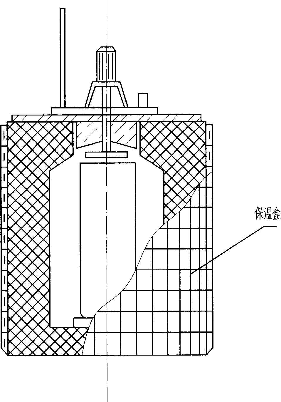 Method for reducing industrial furnace shell heat loss by mounting heat insulation box on furnace outer shell