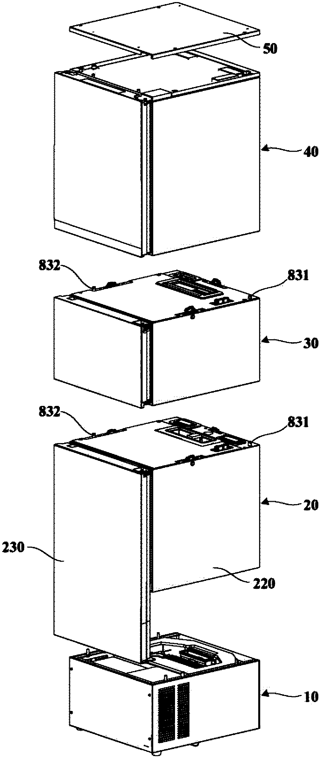 Cold storage and refrigeration device
