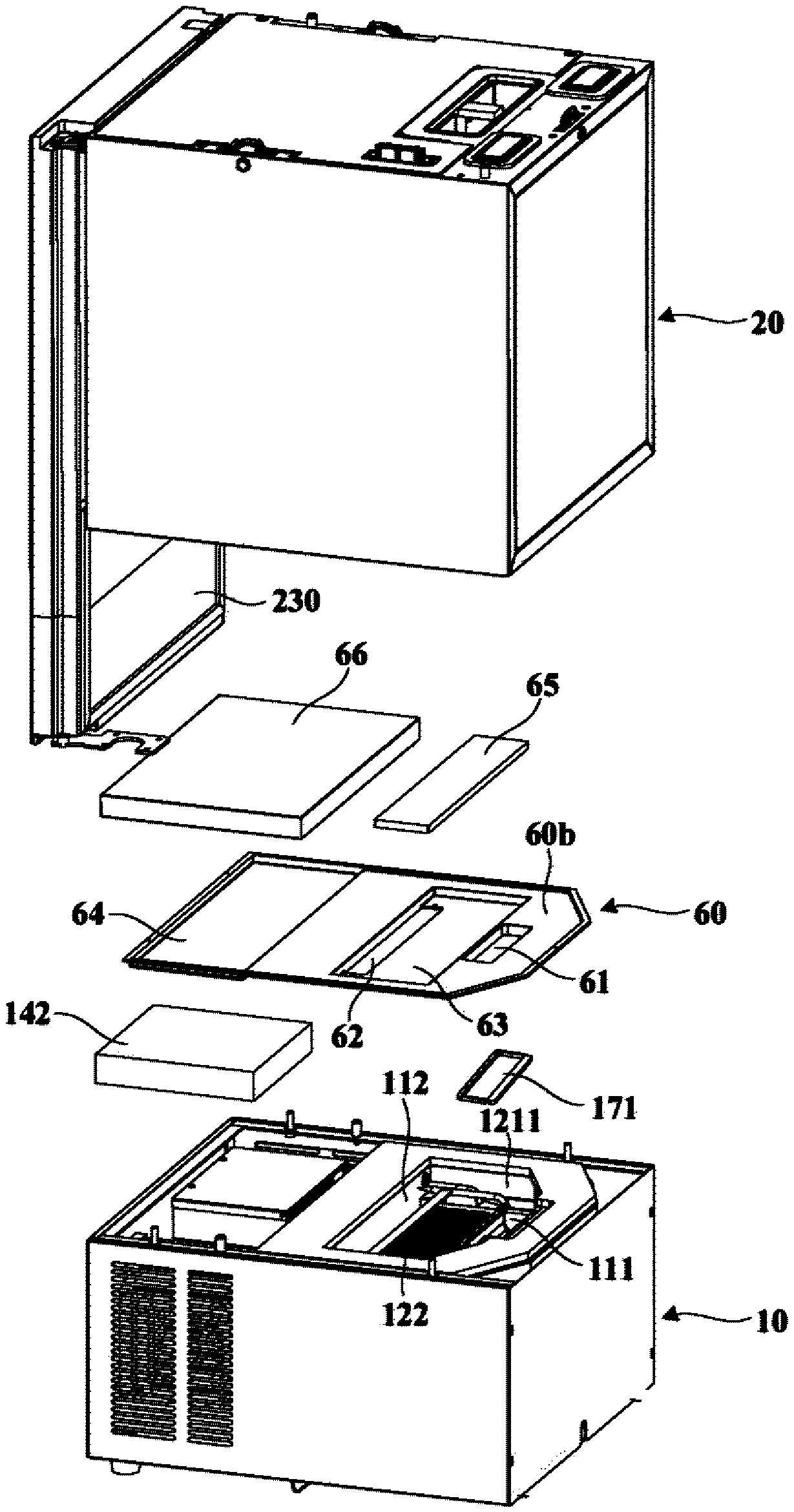 Cold storage and refrigeration device