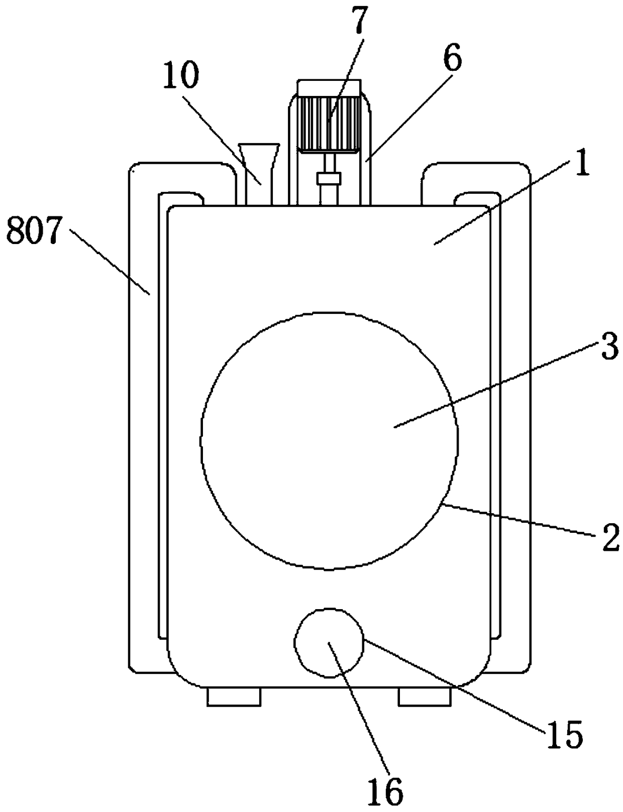 Rubbing-type plush doll cleaning equipment