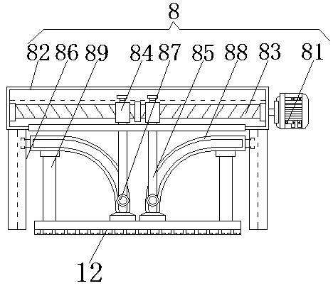Wetting, drying, and ironing device for textile production