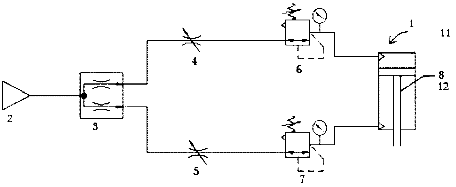 Speed regulation device of cylinder