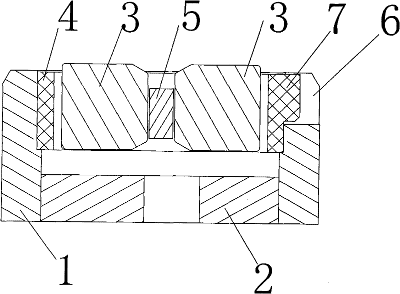 Circumferential magnetic conduction structure of Hall sensor