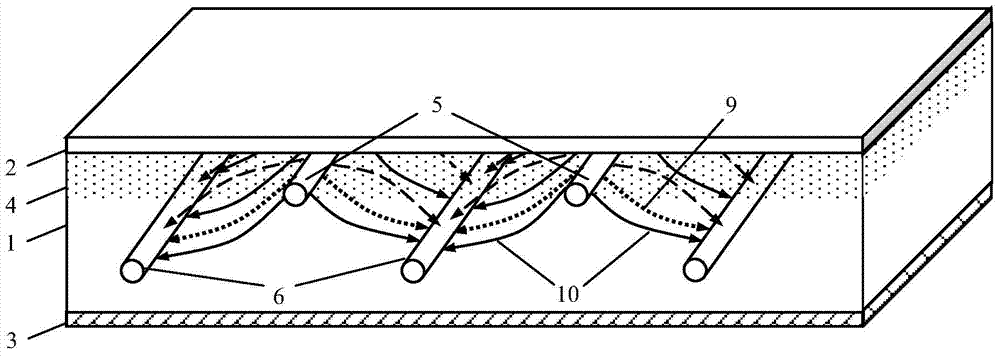 Steam-gas displacement and gravity oil drain composite exploiting method