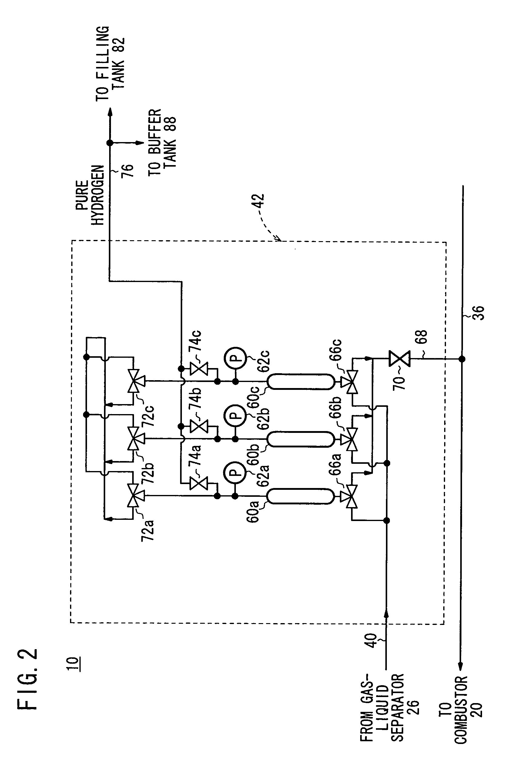 Method of shutting off fuel gas manufacturing apparatus