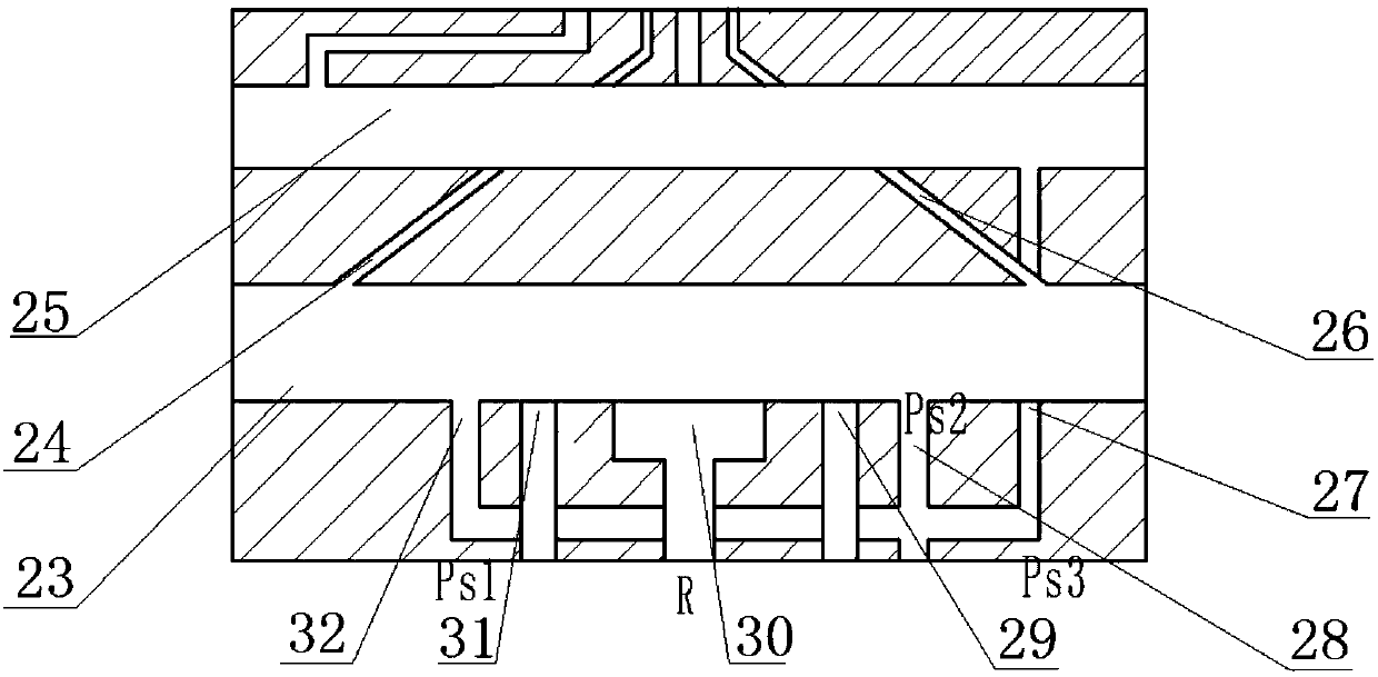 Small-sized, high frequency and high linearity jet deflection plate type electro-hydraulic servo valve and using method thereof