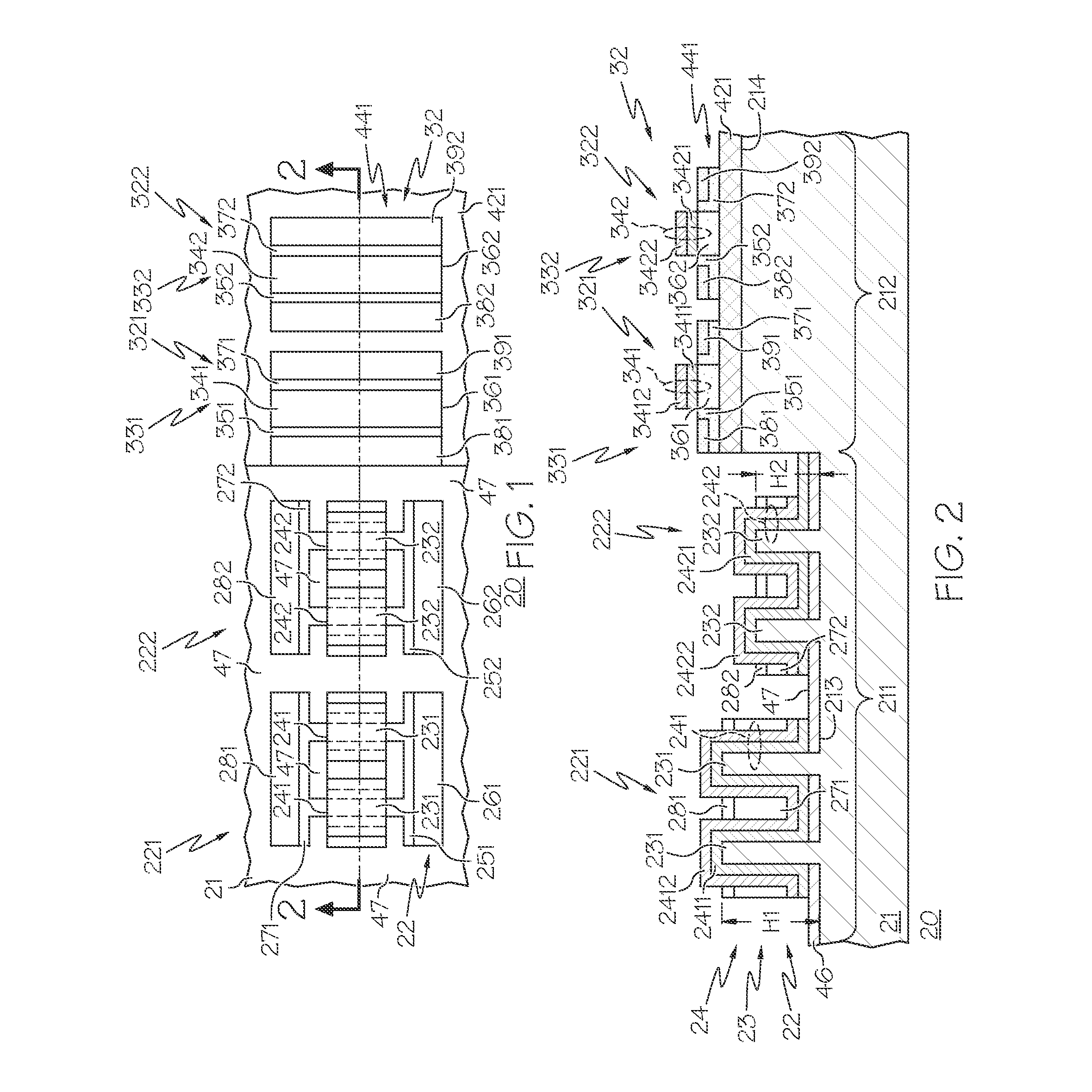 Combined planar fet and fin-fet devices and methods