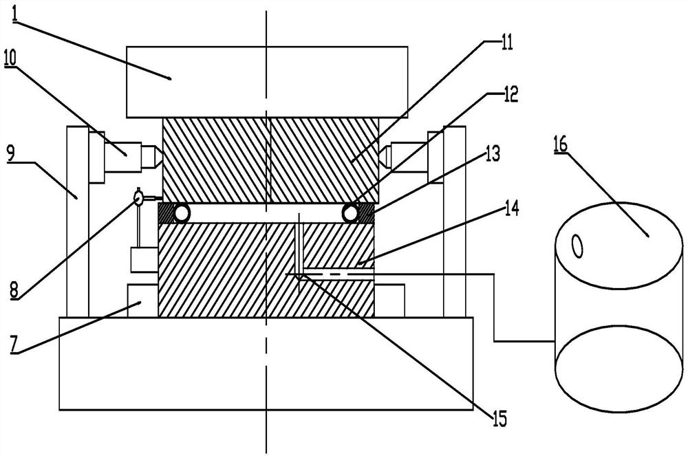 Sealing ring dislocation sealing performance test device and method