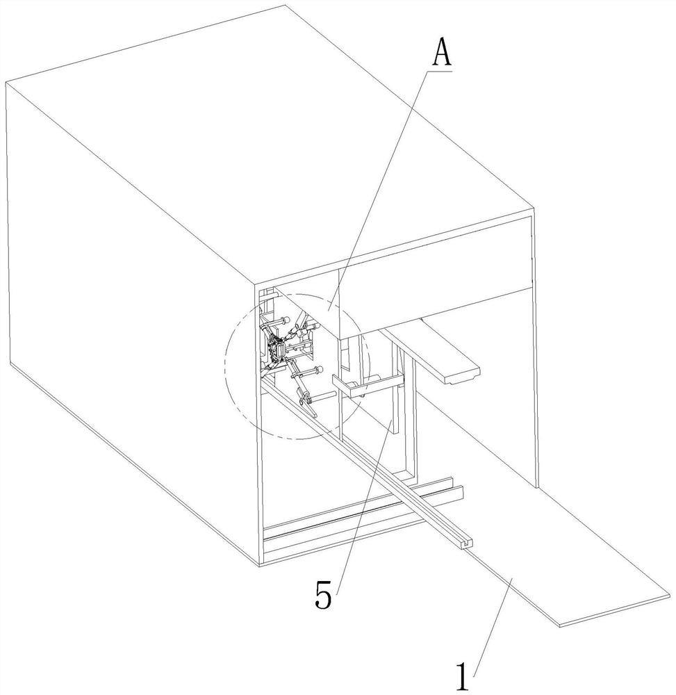 An all-in-one machine for deburring and spraying of wiper arm motor cover