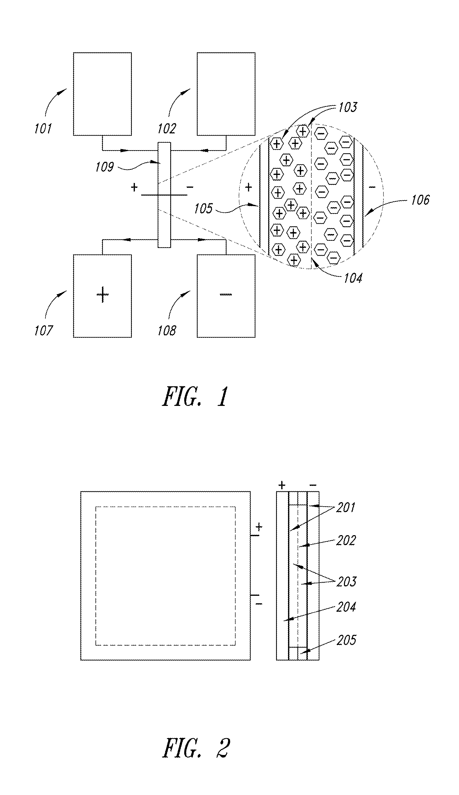 Flow ultracapacitor