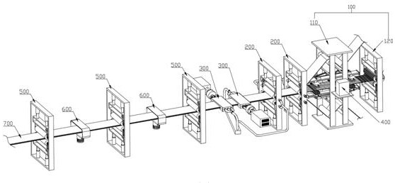 Bonding equipment for processing raw paper of paper packaging box