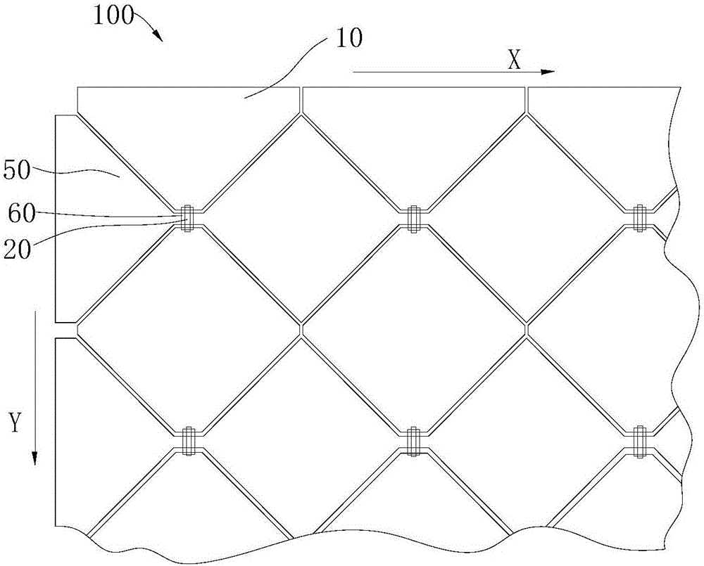 Touch screen structure, touch control display device and electronic device