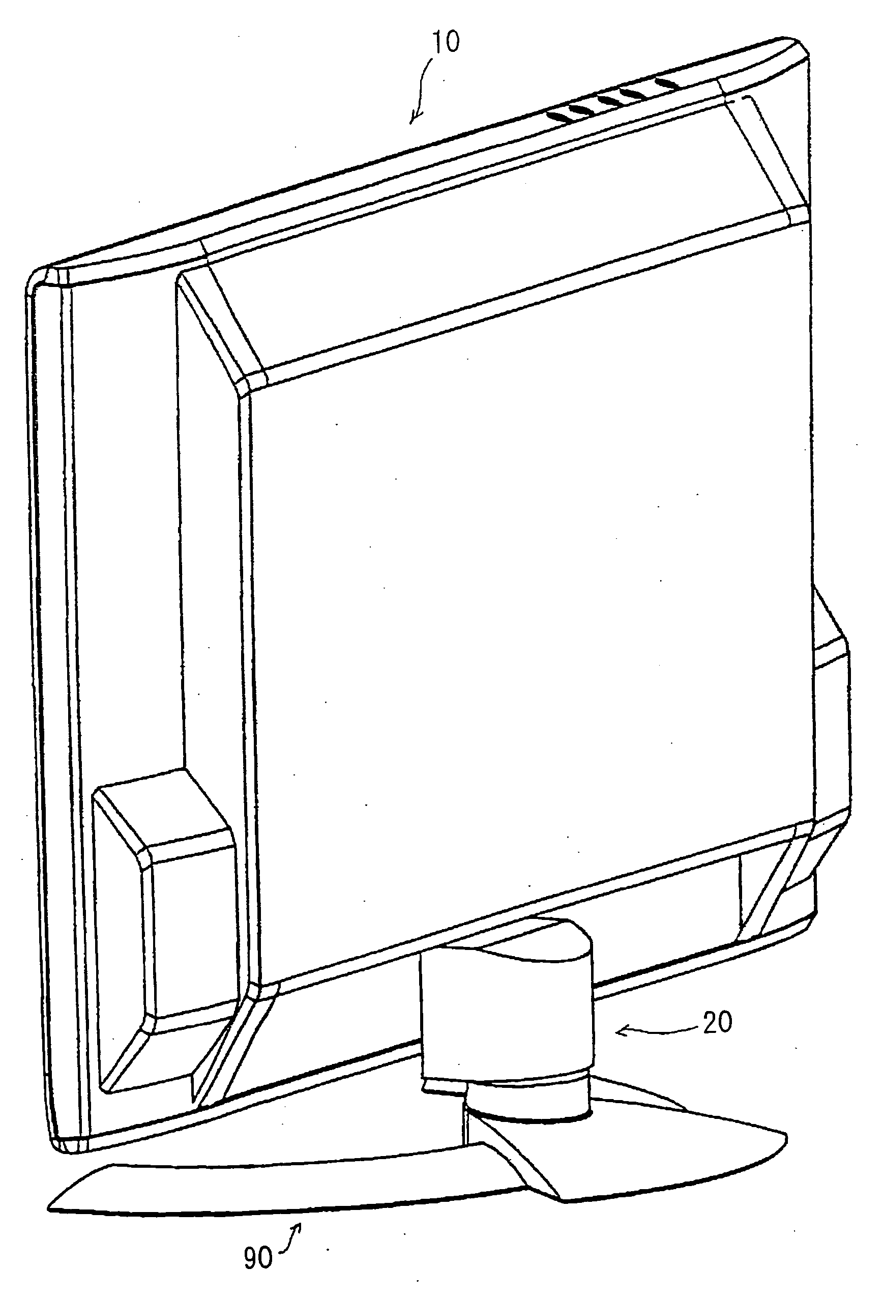 Liquid crystal television receiver