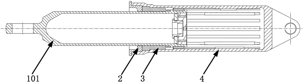 Design method for landing gear buffer based on variable oil hole of oil return cavity
