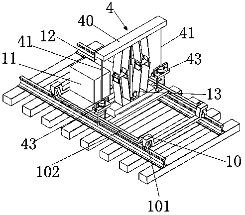 Sleeper four nut synchronization assembly and disassembly device
