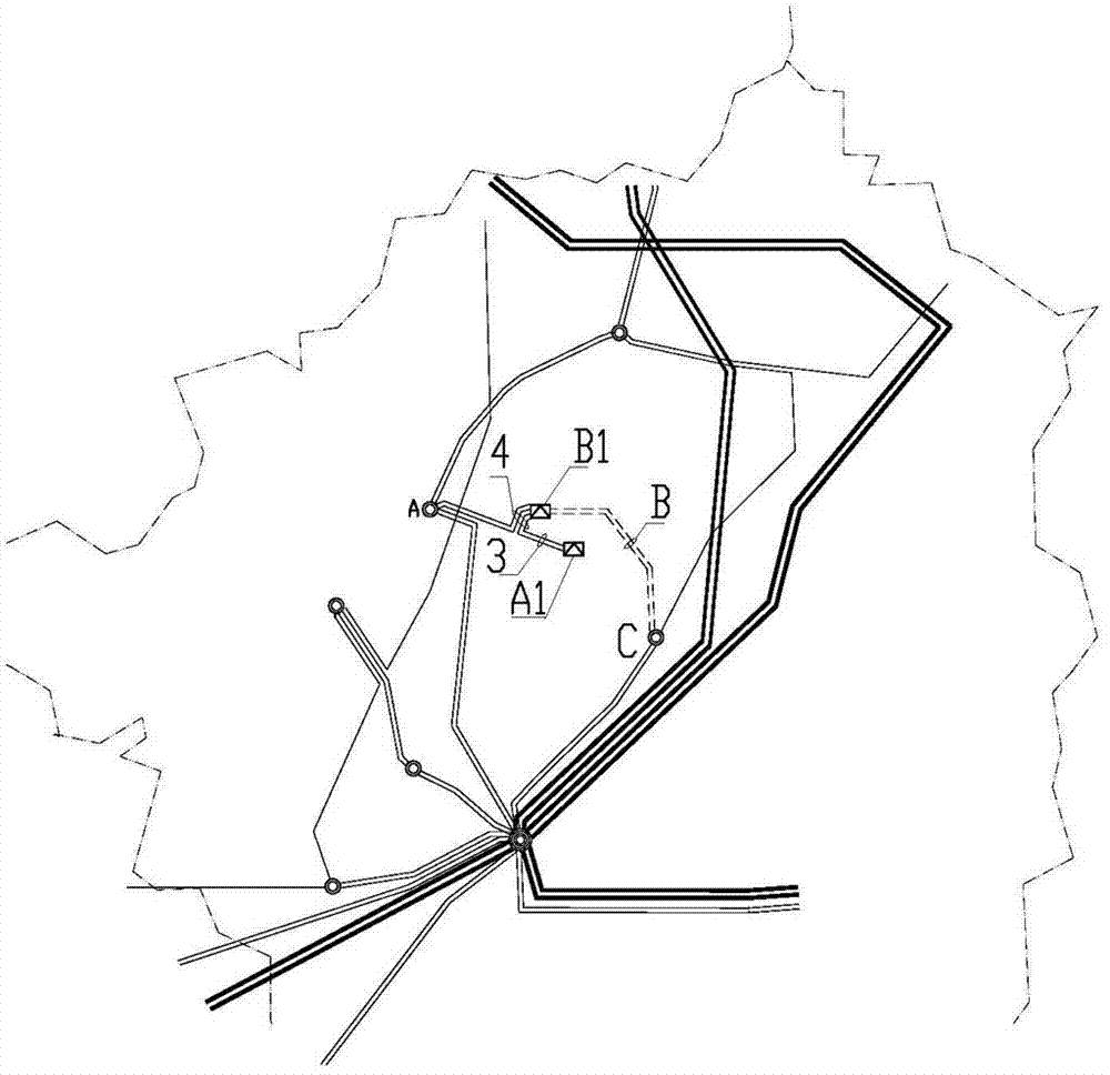 External power supply system of electrified railway traction station