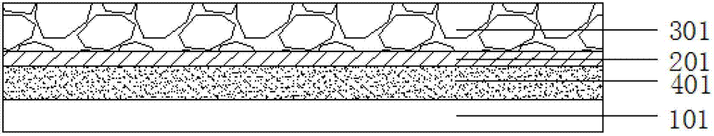 One-shot firing glass-ceramic composite board and its manufacturing method