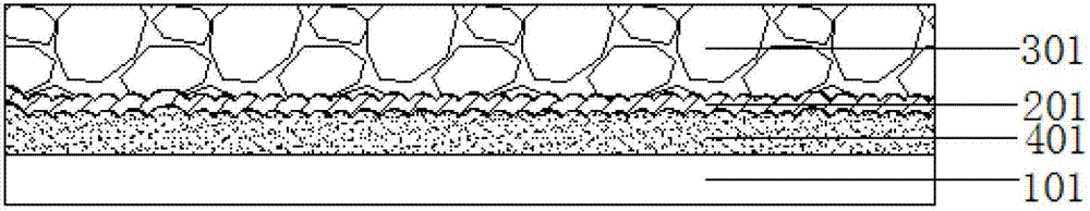 One-shot firing glass-ceramic composite board and its manufacturing method