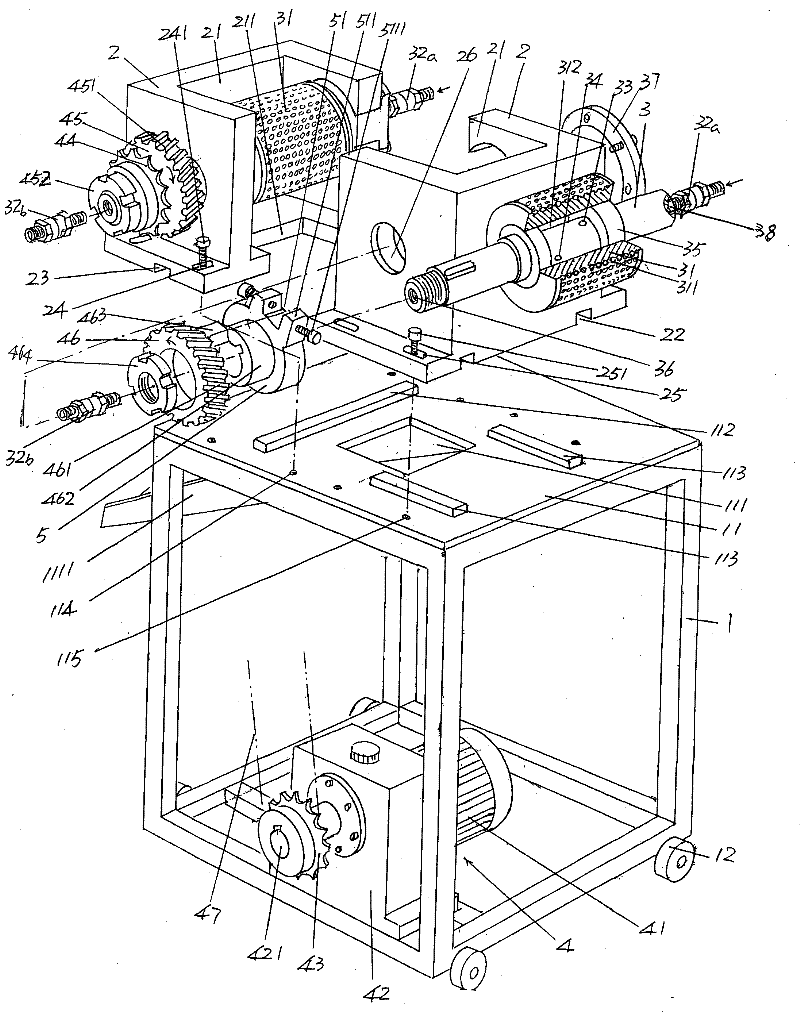 Glass bead forming machine