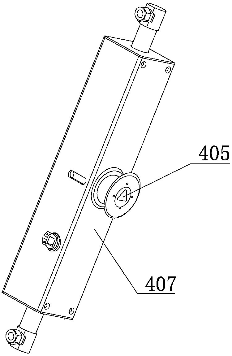 Heaven and earth door lock based on the principle of upper and lower linkage double safety locking