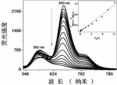 Xanthene fluorescent dye molecular fluorescent probe as well as preparation method and application thereof